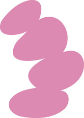 abstract organic shape vector illustration