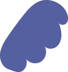 abstract organic shape vector illustration