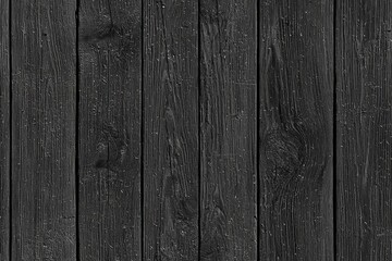 Fototapeta premium seamless of Black wood fence texture and background seamless. , isolated on white background, , copy space, copy space for text,