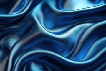 Obraz premium Blue Satin Background