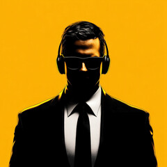 Fototapeta premium Listen Business Isolated