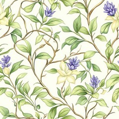 Fototapeta premium seamless of Purple lavender