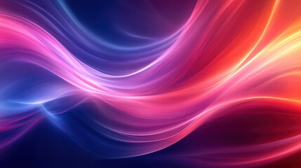 Abstract wavy lines in vibrant colors creating a dynamic and fluid background.