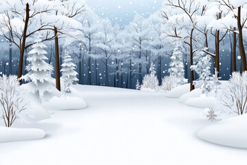 Winter Wonderland Cartoon
