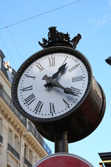 clock on the street