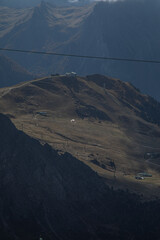 Naklejka premium Incredible views of the Dolomites 