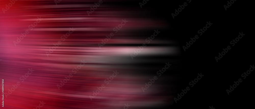 Poster black and red wide modern abstract technology background with glowing high-speed and movement