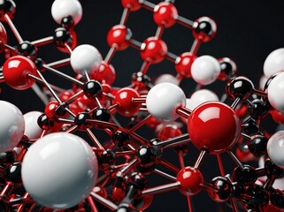 3d render of molecule