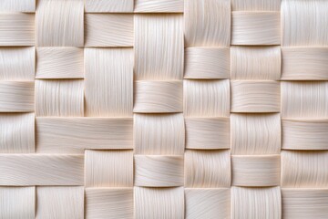 Obraz premium close-up of woven texture in neutral tones for interior design