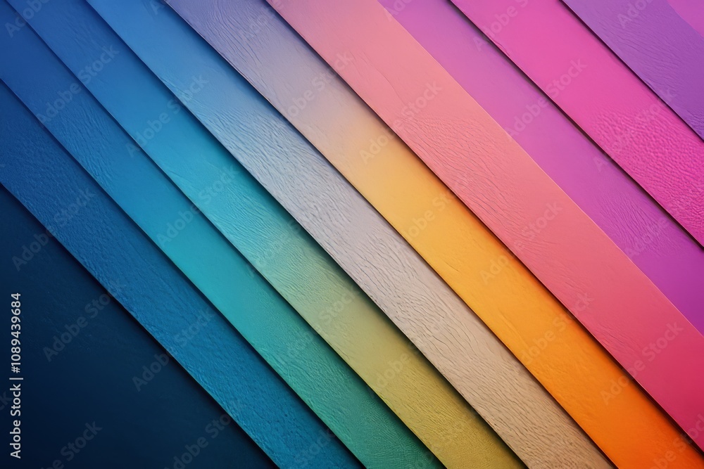 Poster smooth line color gradient on textured.