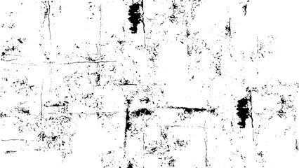 Distressed backdrop illustration vector isolated black on white background. Vintage Distressed Lumber Texture on White Background with Grainy Surface.