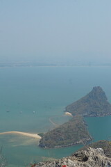 Breathtaking viewpoint of coastal terrain scenic overlook seaside location aerial landscape nature's beauty tranquil environment