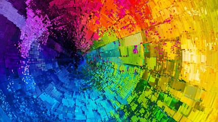 Comparative data visualization showcasing raw data on one side and the resulting hierarchical clustering pattern on the other
