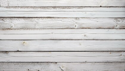 Naklejka premium grunge white planks wood background