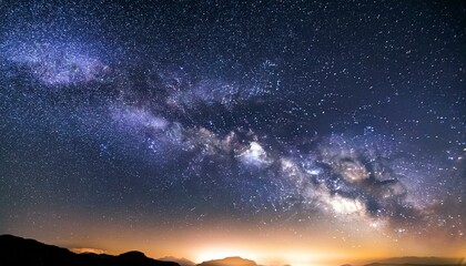 Fototapeta premium milky way galaxy with starry night sky as background