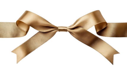 satin ribbon bows isolated on white background