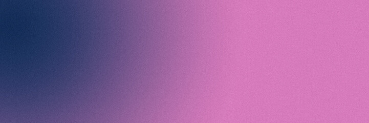 Grainy gradient background violet-purple and blue backdrop panoramic poster cover