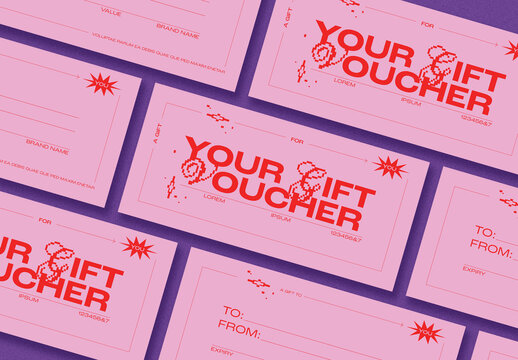 Pink & Red Gift Voucher