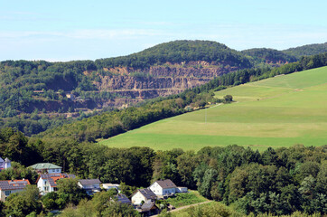 Steinbruch bei Frankelbach im Nordpfälzer Bergland  in der Verbandsgemeinde Otterbach-Otterberg im...