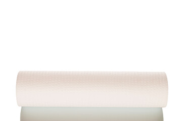 One polypropylene fiber cartridge for standard reverse osmosis water purification systems, isolated on a white background.