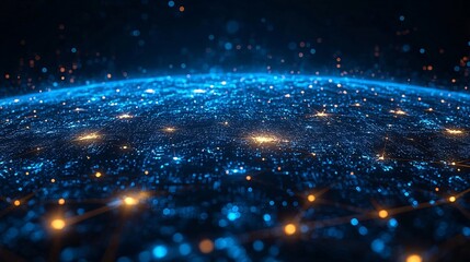 Obraz premium Global Network: Connecting Communities Through Telecom & Internet