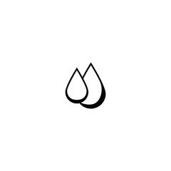 Simple Water Icon Design for Projects