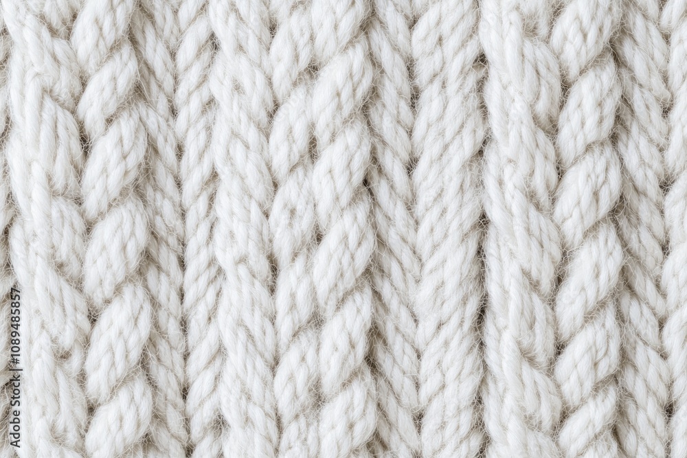 Poster a highly detailed, seamless texture of white wool fabric with soft, fluffy detailing for a natural a