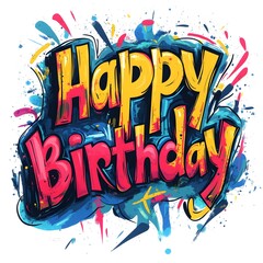 Fototapeta premium happy birthday