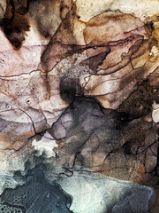 Abstract paint background. Painted messy strokes and smudges handmade Colorful drips, art brush, flows, streaks of paint and paint sprays texture, artistic grunge backdrop and modern painting concept