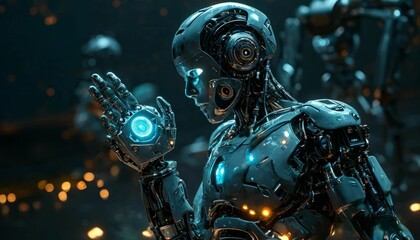 Digital background ideal for technological processes, neural networks, artificial intelligence, data transmission and encryption, digital archives, audio and graphic presentations, science, education,