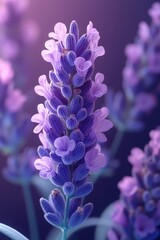 Vibrant Lavender Blooms - A Mesmerizing Floral Wonder