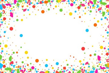 Vibrant Confetti Background: Perfect for Celebrations, Invitations, and Festive Designs