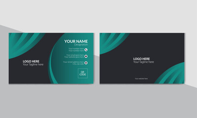Modern and classy business card, professional business card template.