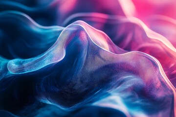 Obraz premium Creative flowing gradients forming a vibrant tech-inspired aesthetic