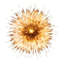 Fototapeta premium Radiant Explosion of Golden Sparks Symbolizing Celebration and Joy, Perfect for Festive Occasions, Fireworks Displays, and Cultural Events Emphasizing Light and Energy