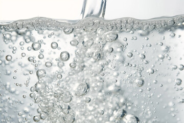 glass water sparkling