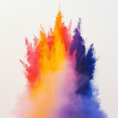 Obraz premium Vibrant color explosion artwork in various shades.