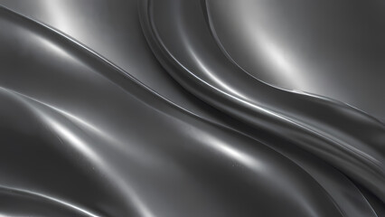 Fototapeta premium a modern, flowing abstract background using silver and metallic tones