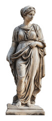 PNG Classic marble statue of a woman