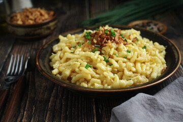 Käsespätzle, traditional dish in Germany