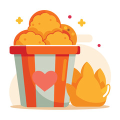 illustration of heart with a heart