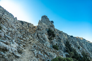 Wanderung auf den höchsten Punkt der griechischen Insel Kos in der Süd Ägäis - dem Mount Dikeos...
