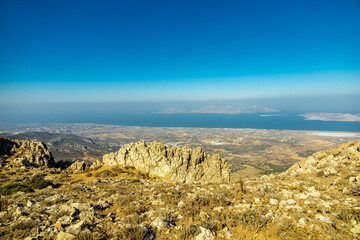 Wanderung auf den höchsten Punkt der griechischen Insel Kos in der Süd Ägäis - dem Mount Dikeos...