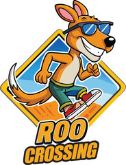 Roo crossing - Australian day design