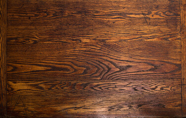 Vintage brown unpainted wood surface