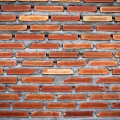 Obraz premium a brick wall texture background with a weather-beaten appearance. Use bricks in shades of gray and brown with cracks, discolorations, and signs of erosion to evoke an abandoned or industrial feel