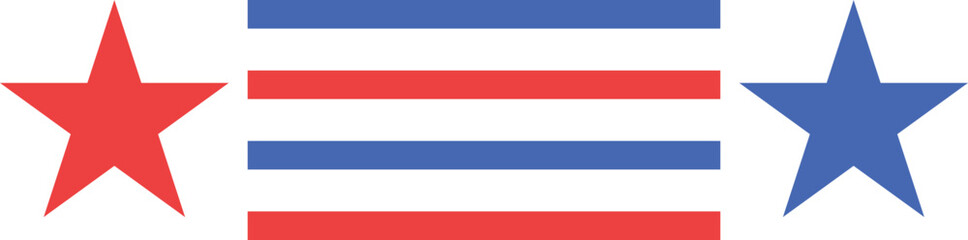 Obraz premium American graphic elements, American badge