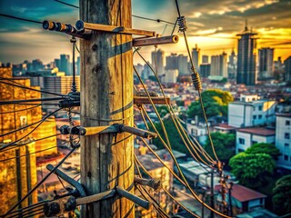 Concrete and metal: A photographic journey through the city's electrical infrastructure.