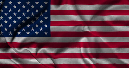 Obraz premium American flag, USA flag, American flag waving, American flag background, American flag texture, vintage American flag, patriotic flag, American flag with eagle, American flag, American flag grunge