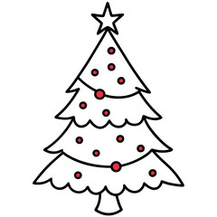 stylized christmas tree